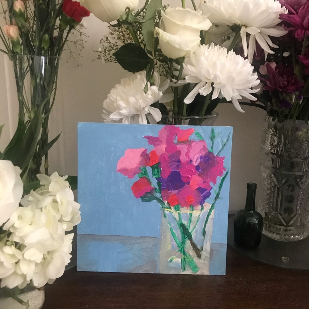 Original work floral O I l   P A I N T I N G